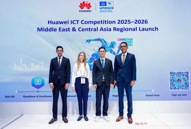 Huawei and UNESCO IITE jointly launch 10th Middle East & Central Asia ICT Competition, pledges to train 1 million digital talents